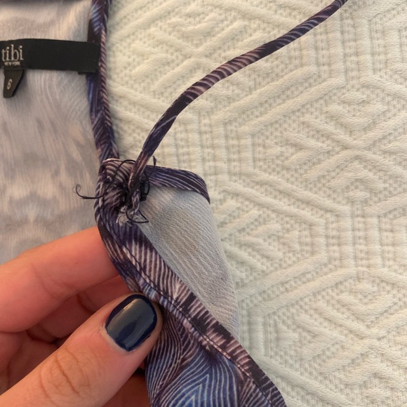 Purple Tibi feather tank - Picture 4 of 6